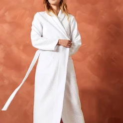 Peignoir Long En Coton