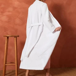 Peignoir Long En Coton