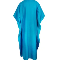 Poncho Long En Coton Et Soie