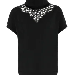 Pull Manches Courtes En Laine Et Soie