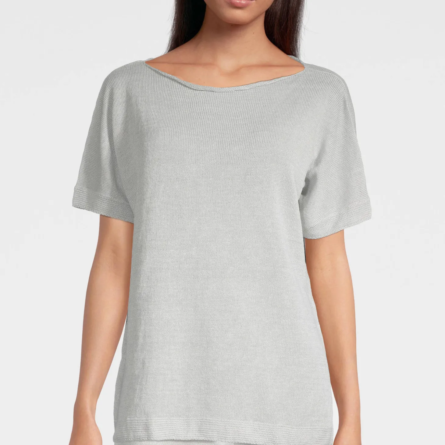 Pull Manches Courtes En Lin