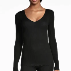 Pull Manches Longues En Laine Et Soie