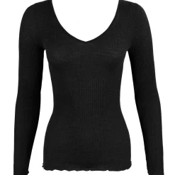 Pull Manches Longues En Laine Et Soie
