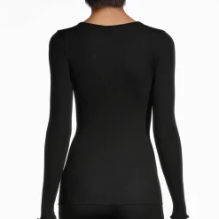 Pull Manches Longues En Laine Et Soie