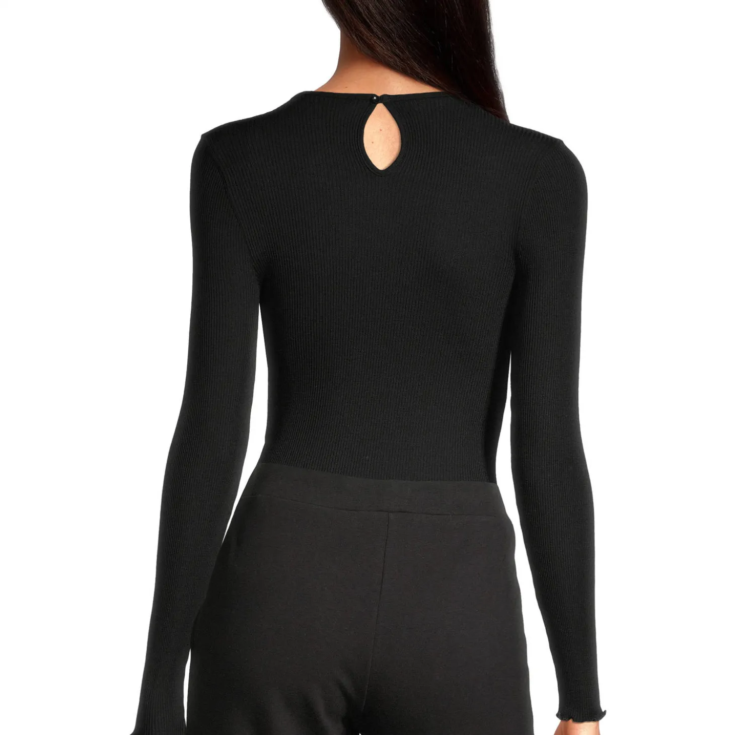 Pull Manches Longues En Laine Et Soie