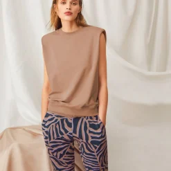 Pull Sans Manches En Coton
