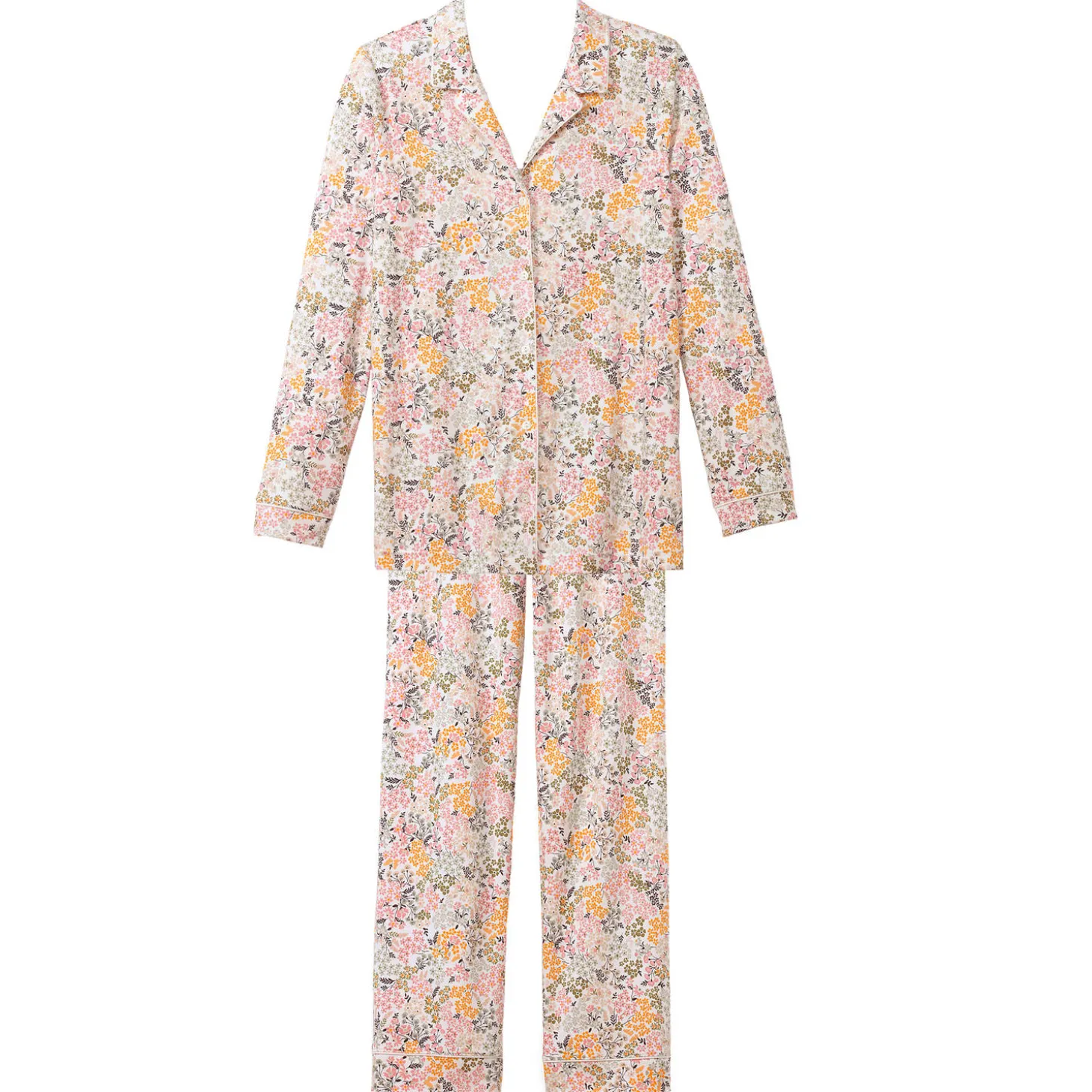 Pyjama Chemise En Coton