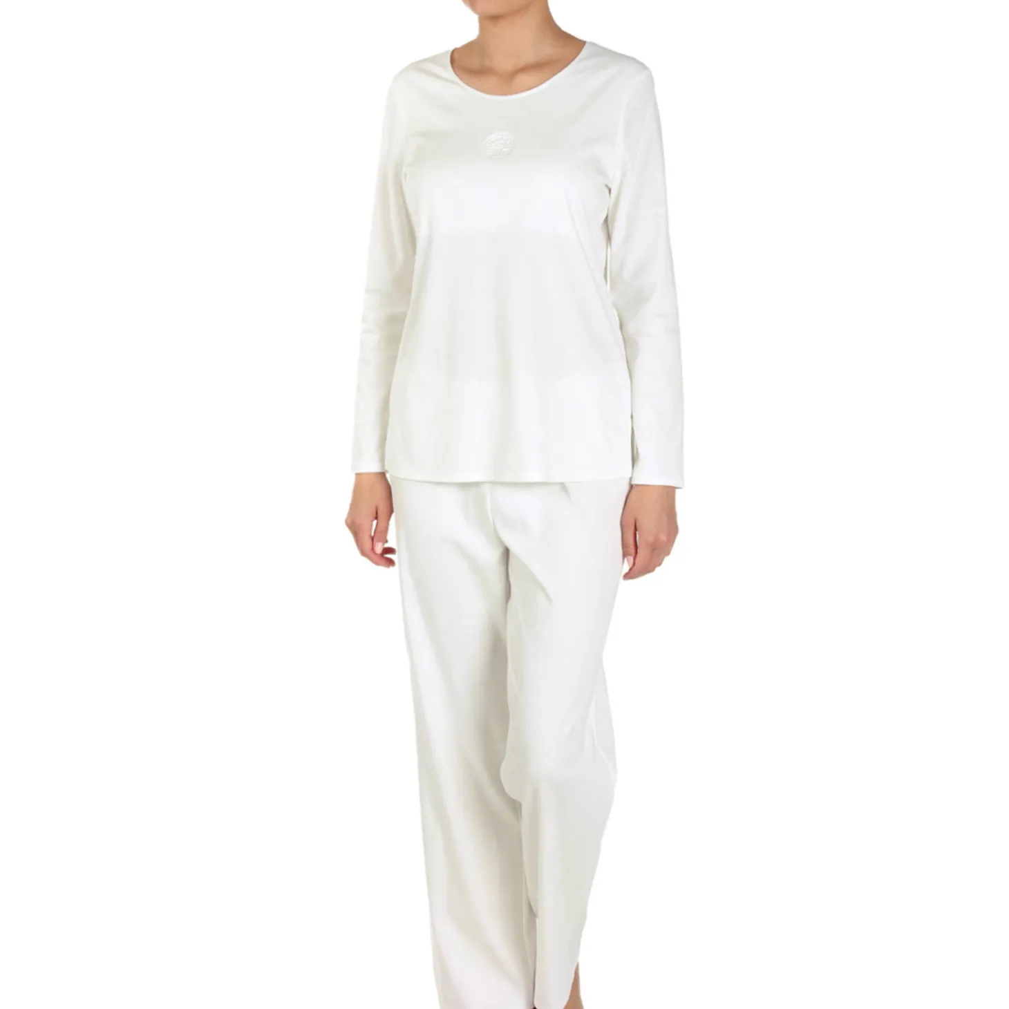 Pyjama Col Rond En Coton