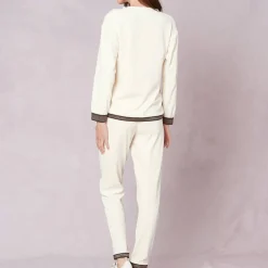 Pyjama En Coton Effet Velours