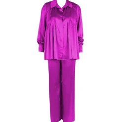 Pyjama Matelasse En Soie