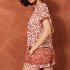 Pyjama Short En Coton