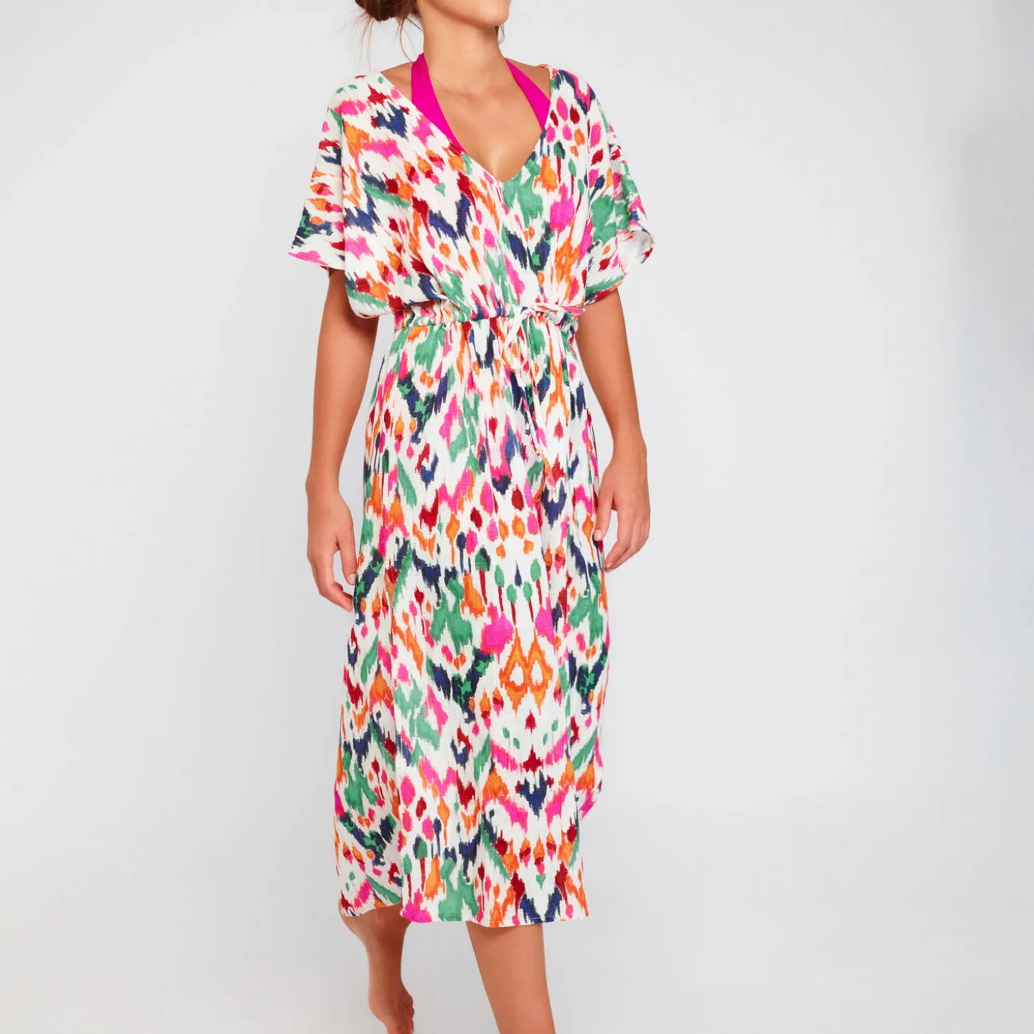 Robe De Plage Akyra En Coton