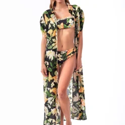 Robe De Plage Boutonnee