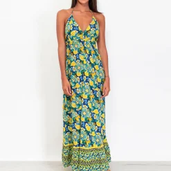 Robe De Plage Longue En Coton