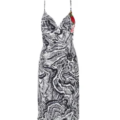 Robe Evasee Fines Bretelles Charm