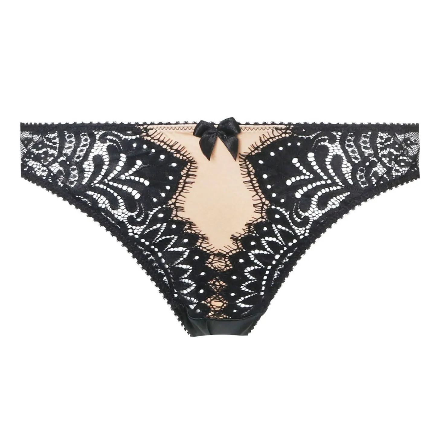 Slip Brésilien Echancre En Dentelle