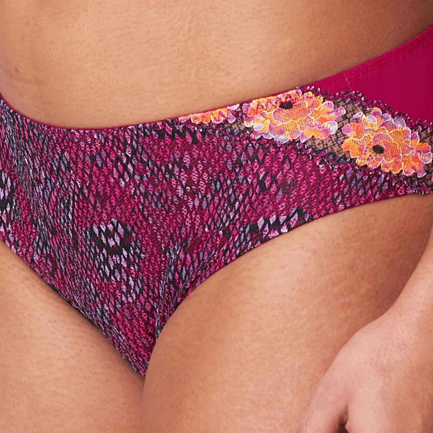 Slip Brésilien En Dentelle