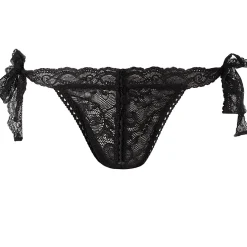 Slip Coquin Ouvrable En Dentelle