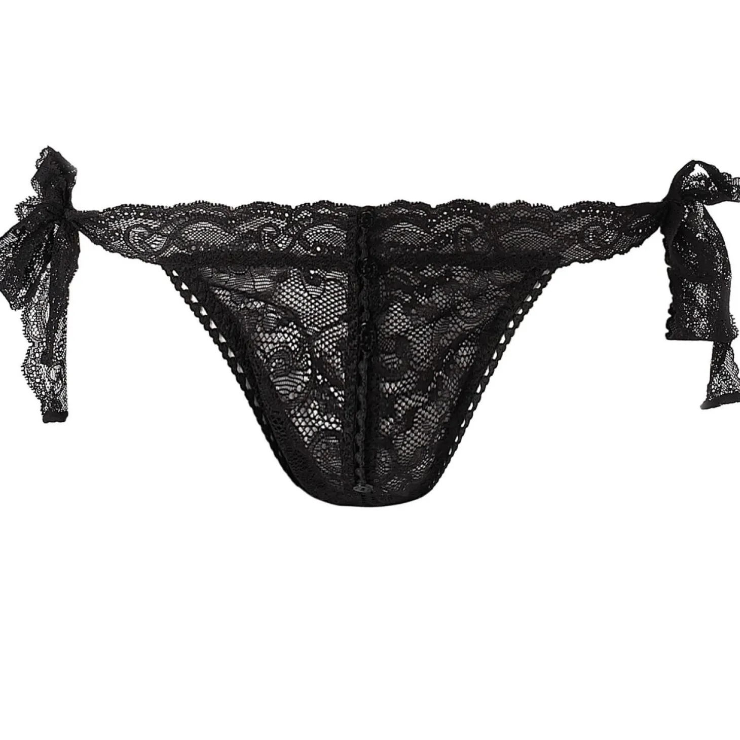 Slip Coquin Ouvrable En Dentelle