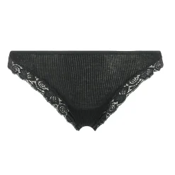 Slip Dentelle En Coton Fil D'Ecosse