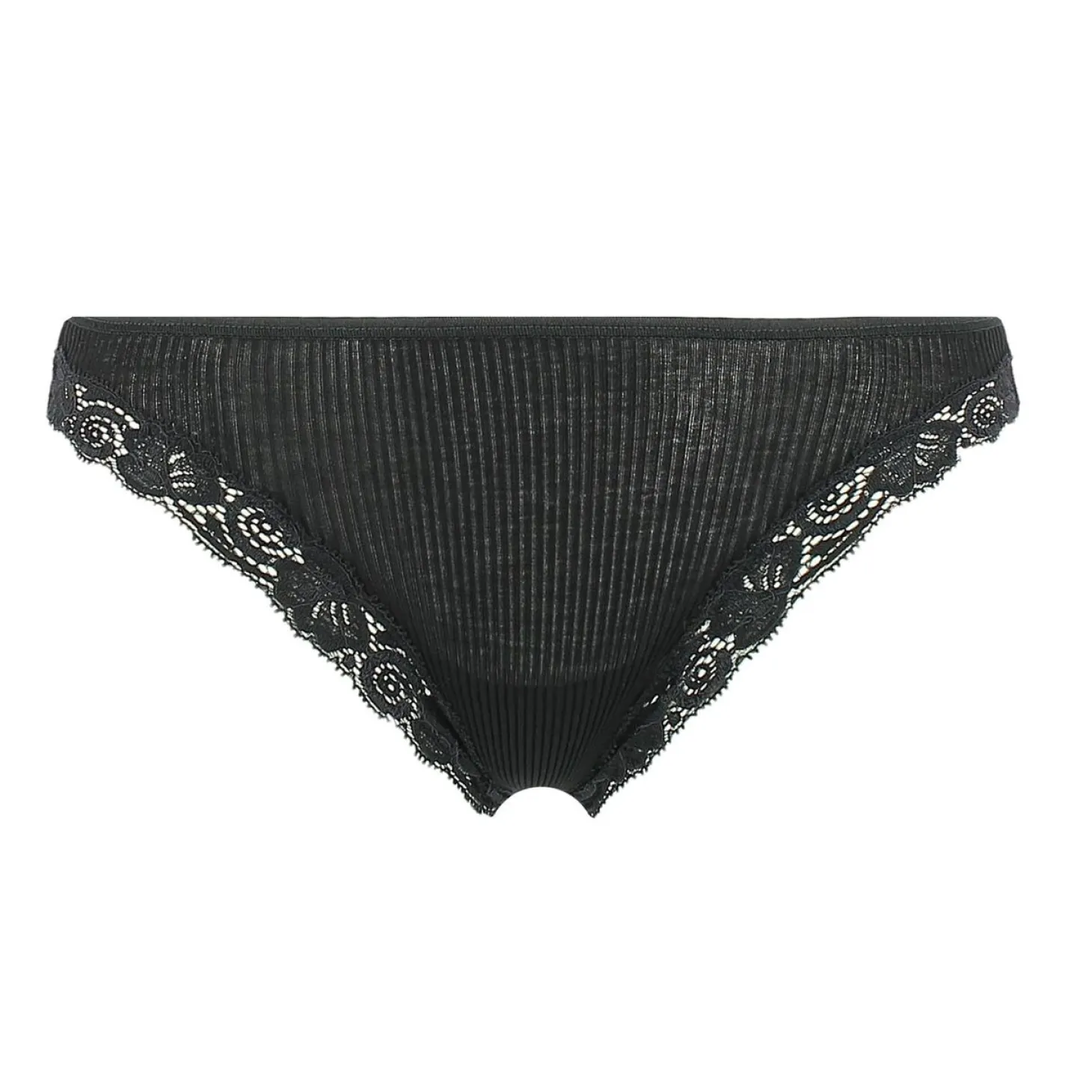 Slip Dentelle En Coton Fil D'Ecosse
