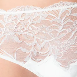 Slip En Dentelle Et Soie