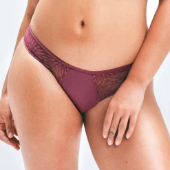 Slip Menstruel Dentelle Graphique