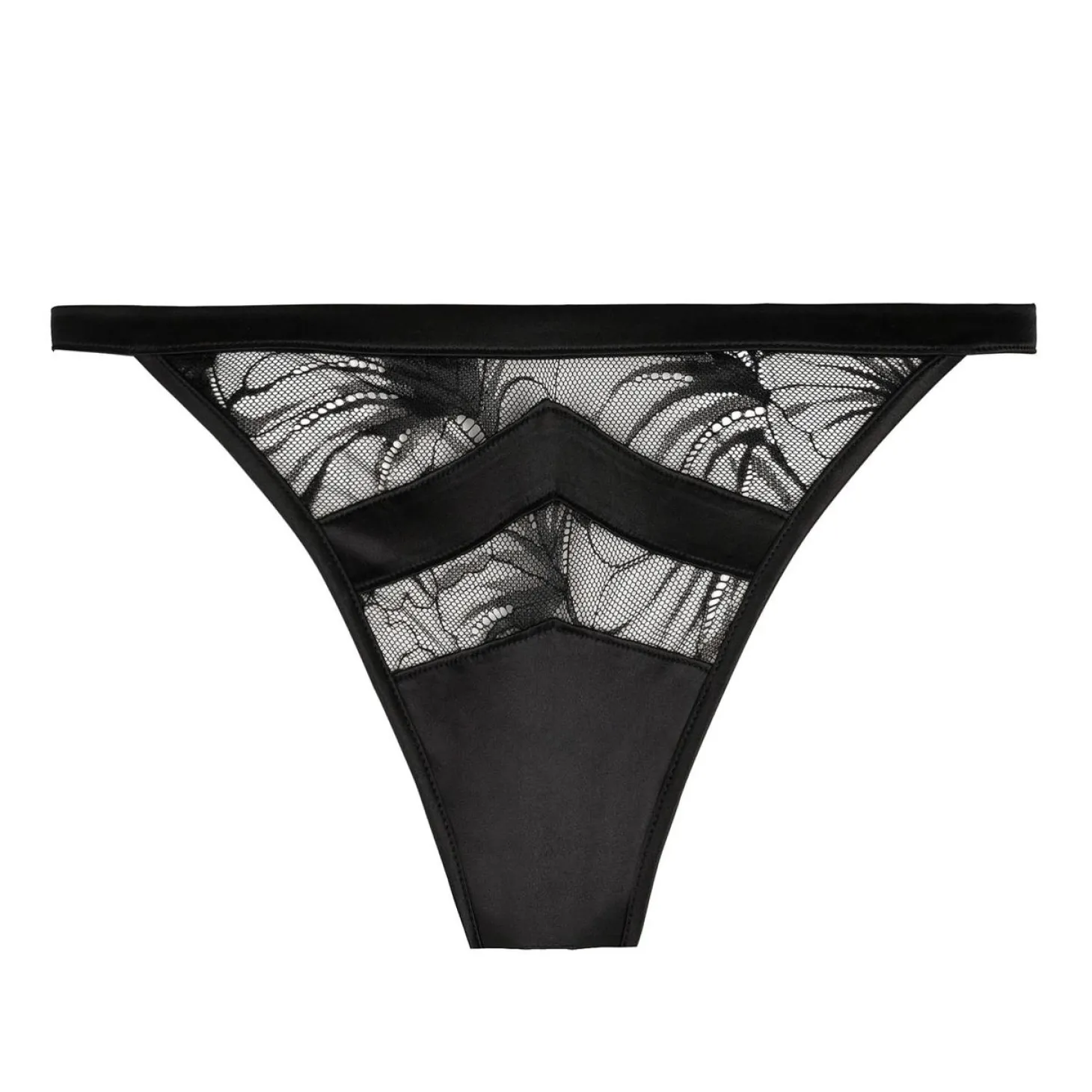 Slip Ouvert En Dentelle
