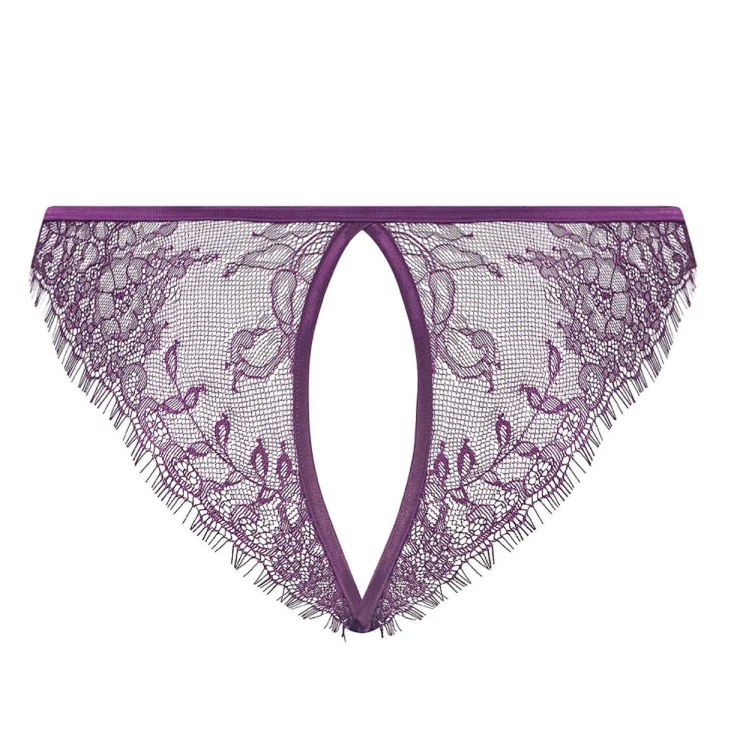 Slip Ouvert En Dentelle
