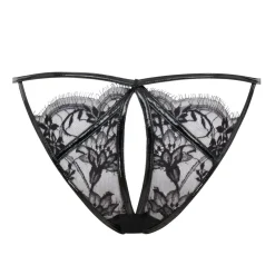 Slip Ouvert En Dentelle