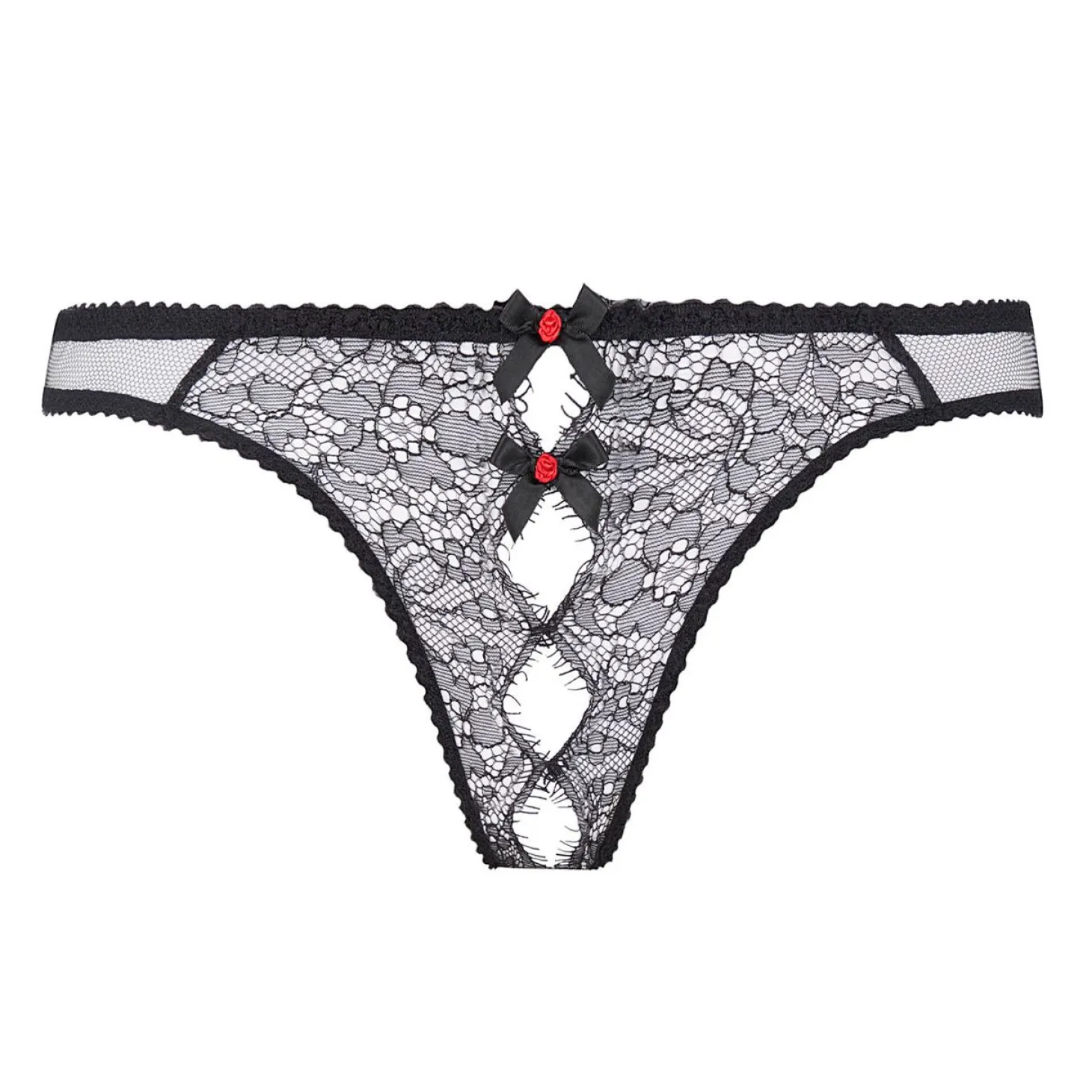 Slip Ouvert En Dentelle