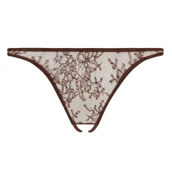 Slip Ouvert En Dentelle