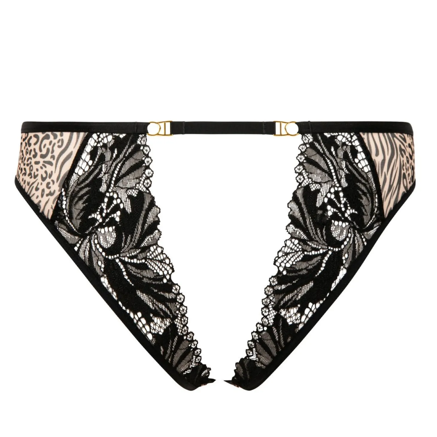 Slip Ouvert En Dentelle