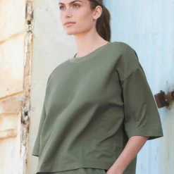 Sweat Manches 3/4 En Coton