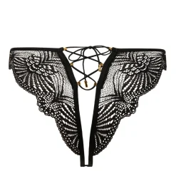 Tanga Ouvert En Dentelle