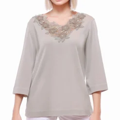 Top Manches 3/4 En Coton