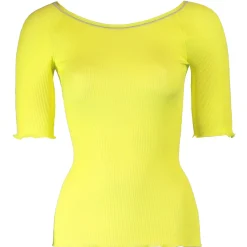 Top Manches 3/4 Fil Lurex En Coton Fil D'Ecosse