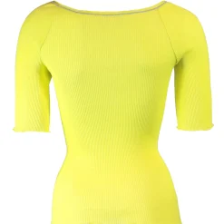 Top Manches 3/4 Fil Lurex En Coton Fil D'Ecosse