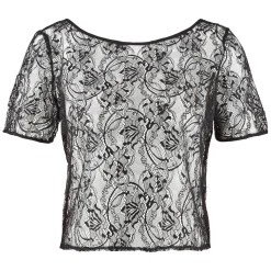 Top Manches Courtes En Dentelle