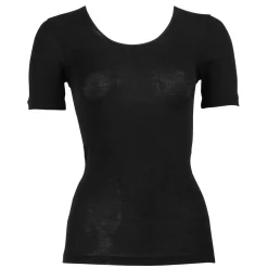 Top Manches Courtes En Laine Merinos Et Soie