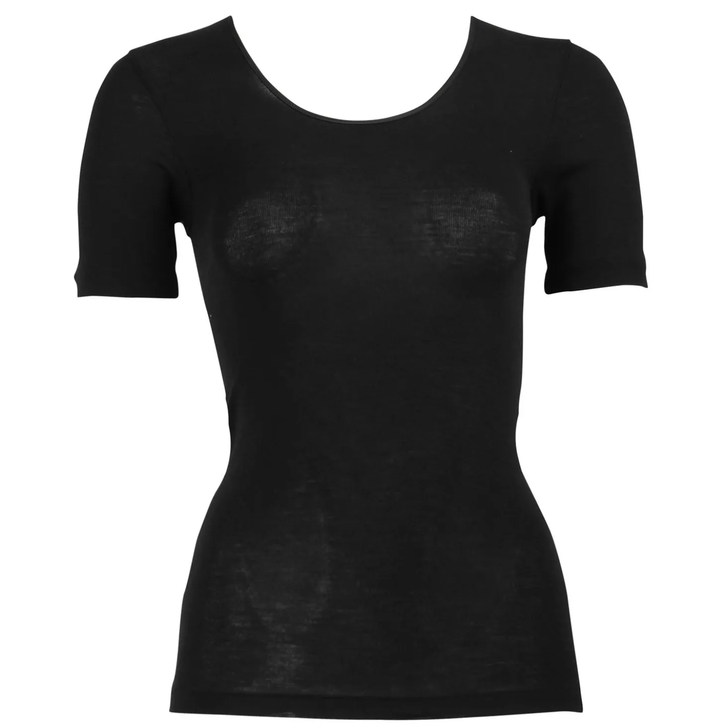 Top Manches Courtes En Laine Merinos Et Soie