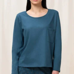 Top Poche Poitrine En Coton