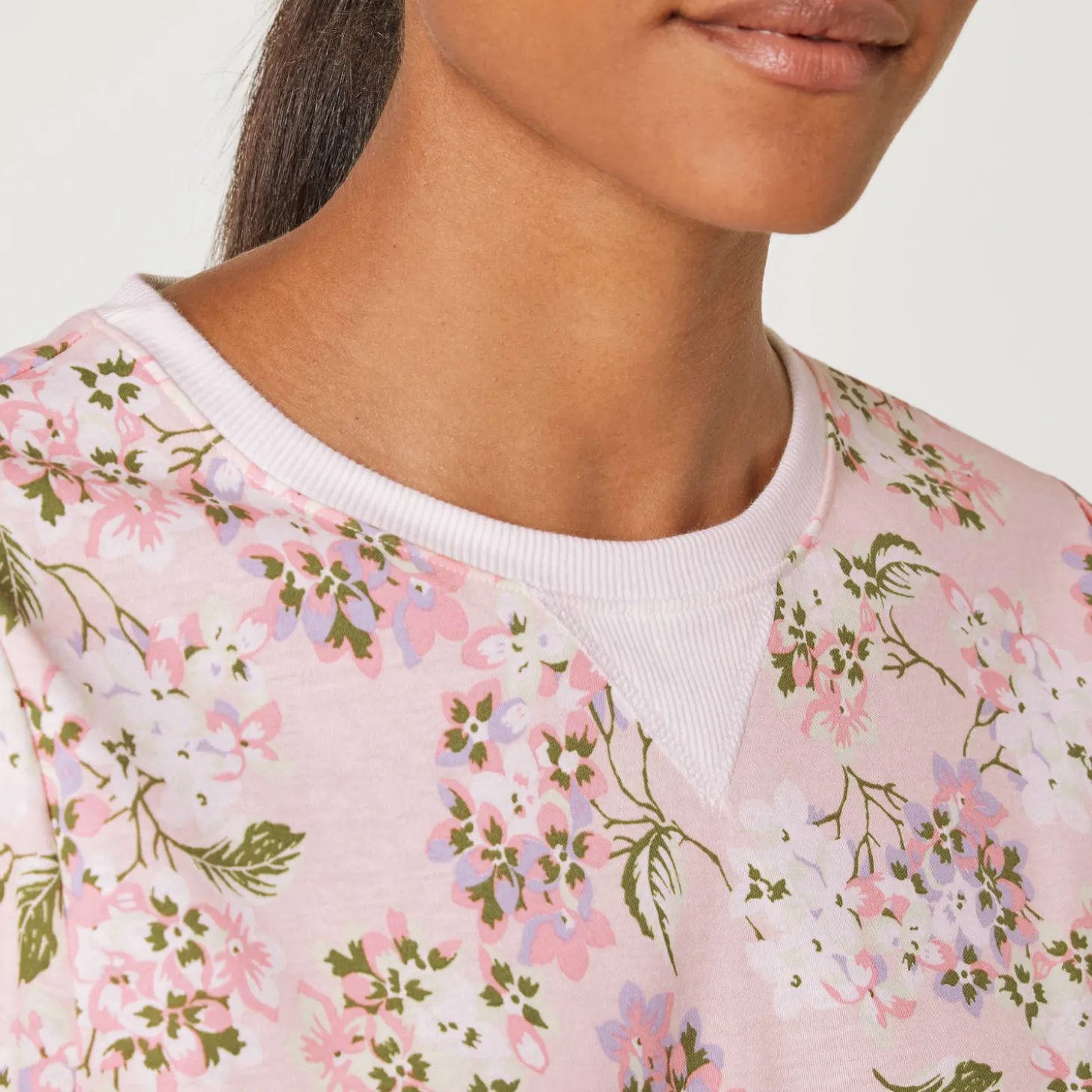 T-Shirt Col Rond En Coton