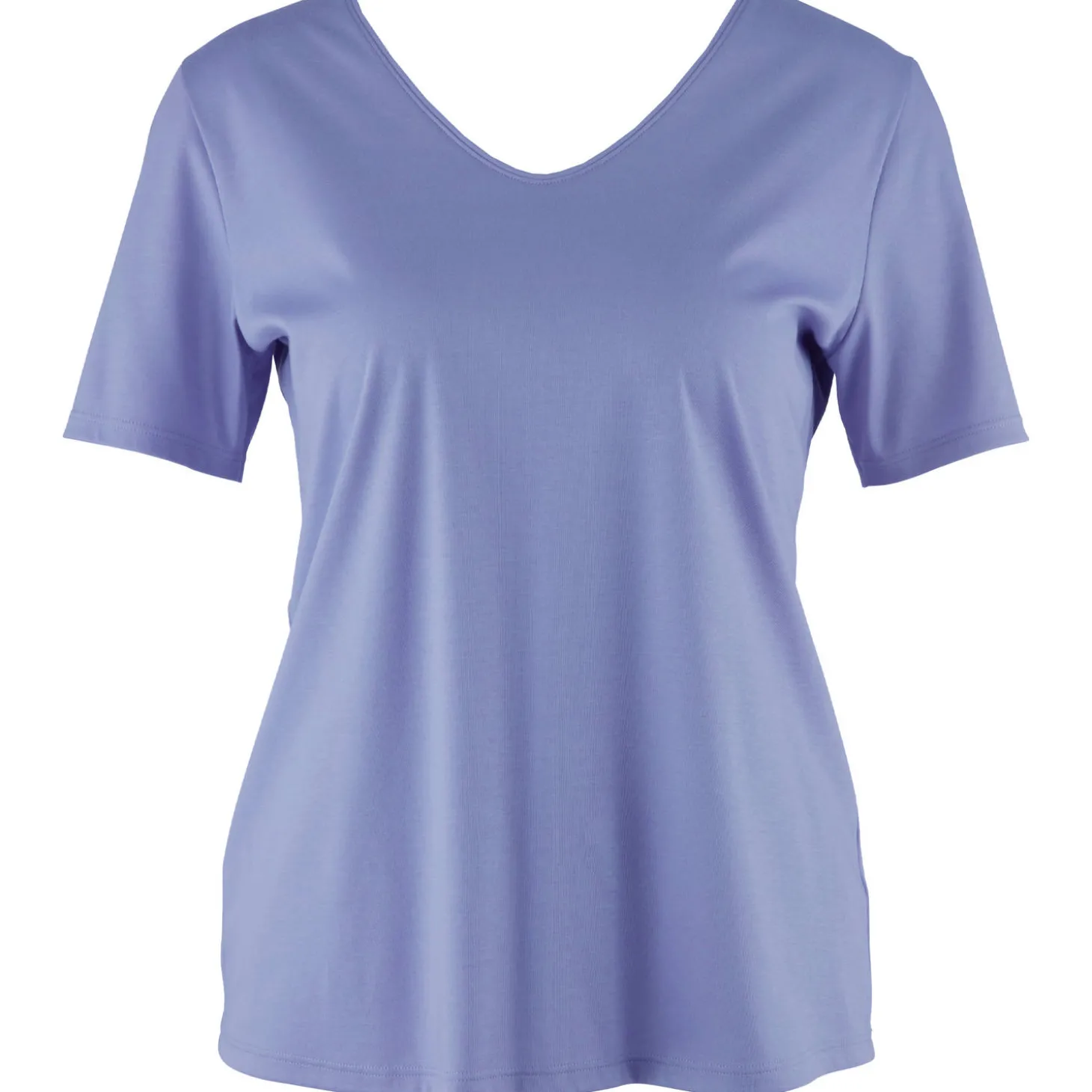 T-Shirt Col V En Coton
