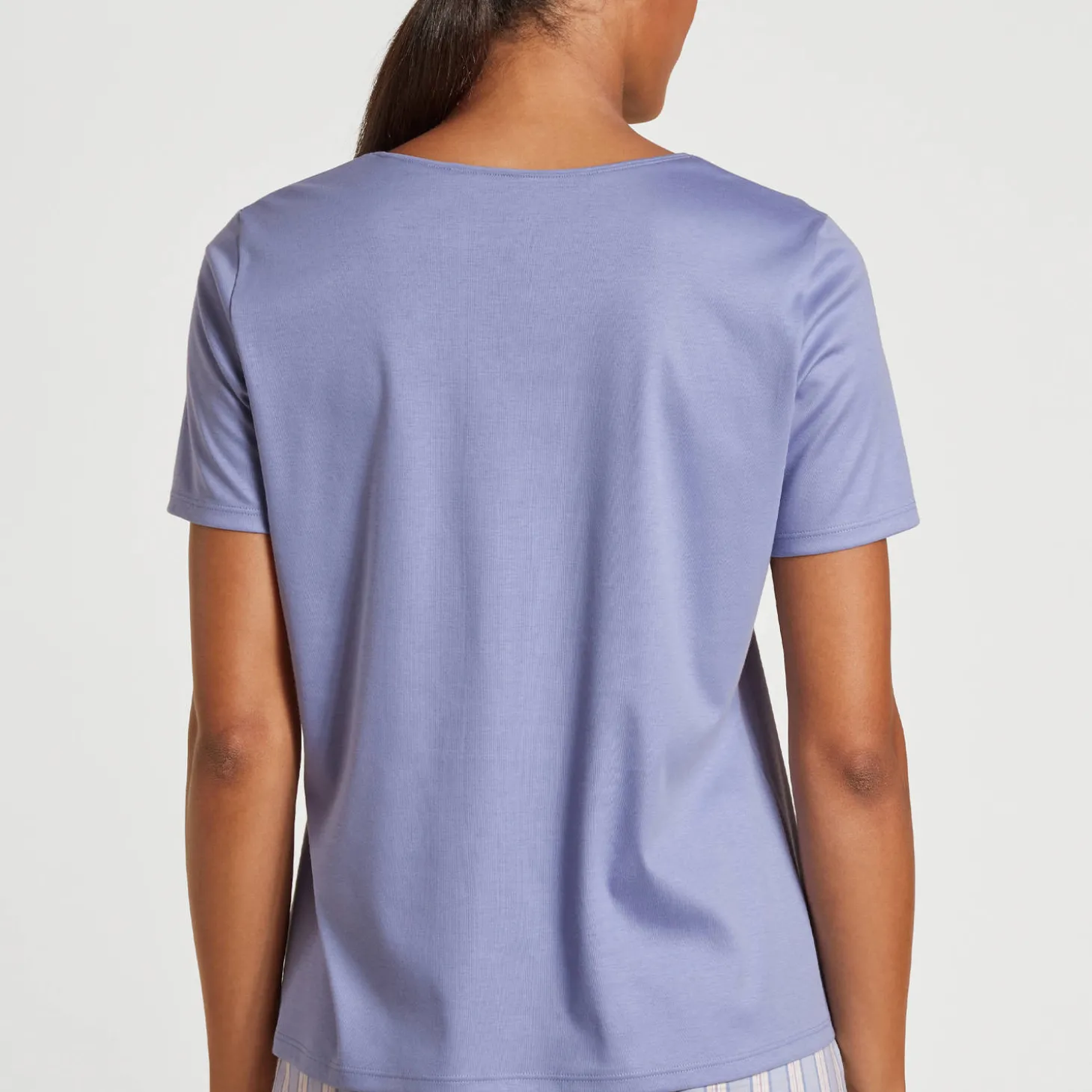 T-Shirt Col V En Coton