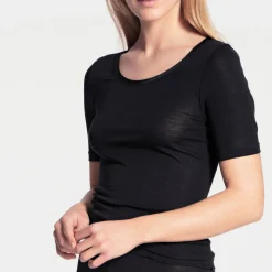 T-Shirt En Laine Et Soie